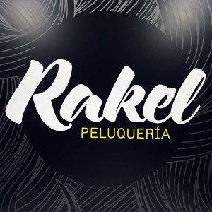 Peluquería Rakel - Diseño y Rotulación para tu negocio - Curva Rotulación Integral Pamplona