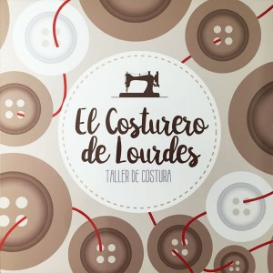 El costurero de Lourdes - Diseño y Rotulación de espacios- Curva Rotulación Integral Pamplona